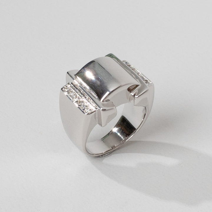 Bague Art Deco Barrettes