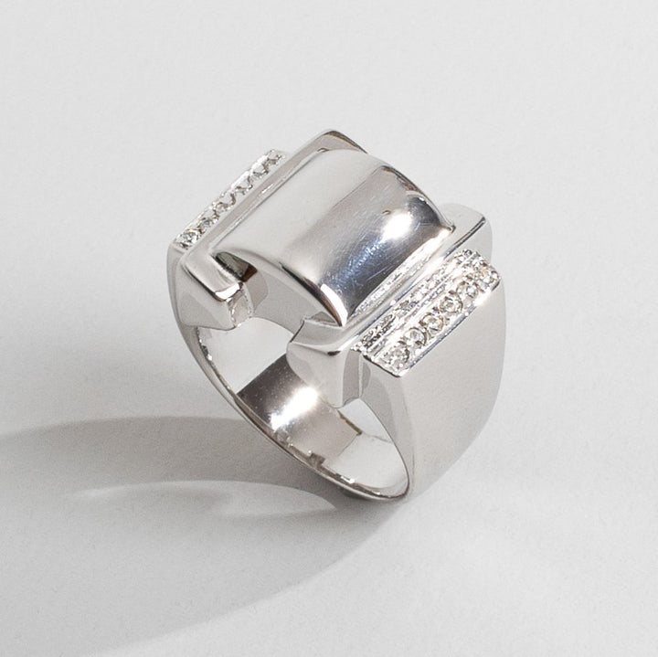 Bague Art Deco Barrettes