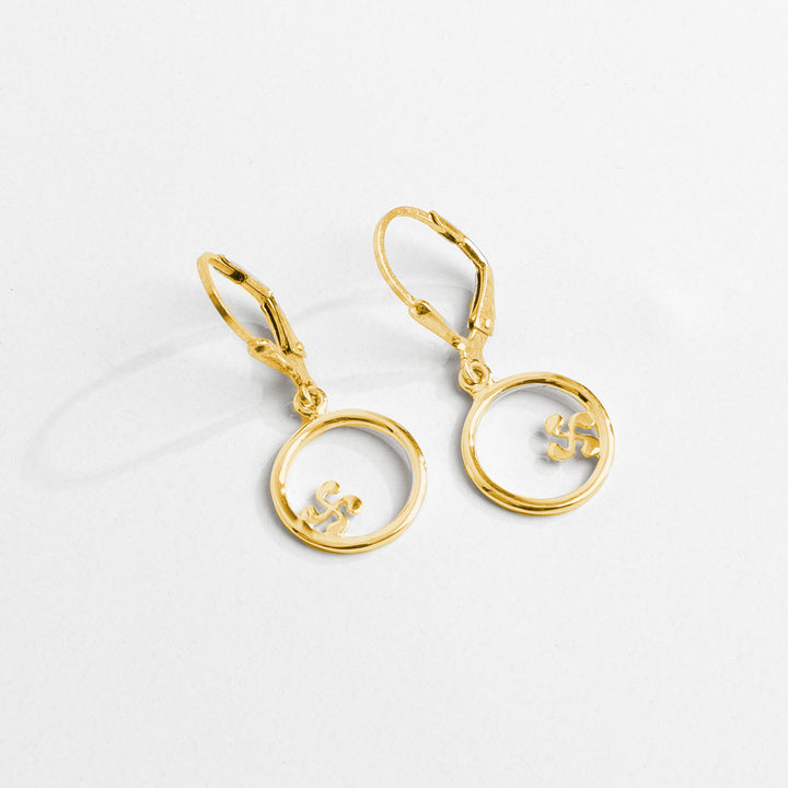 Boucles d'oreilles cerclées