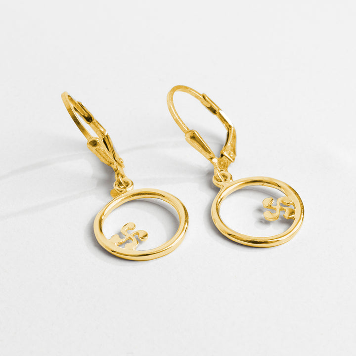 Boucles d'oreilles cerclées