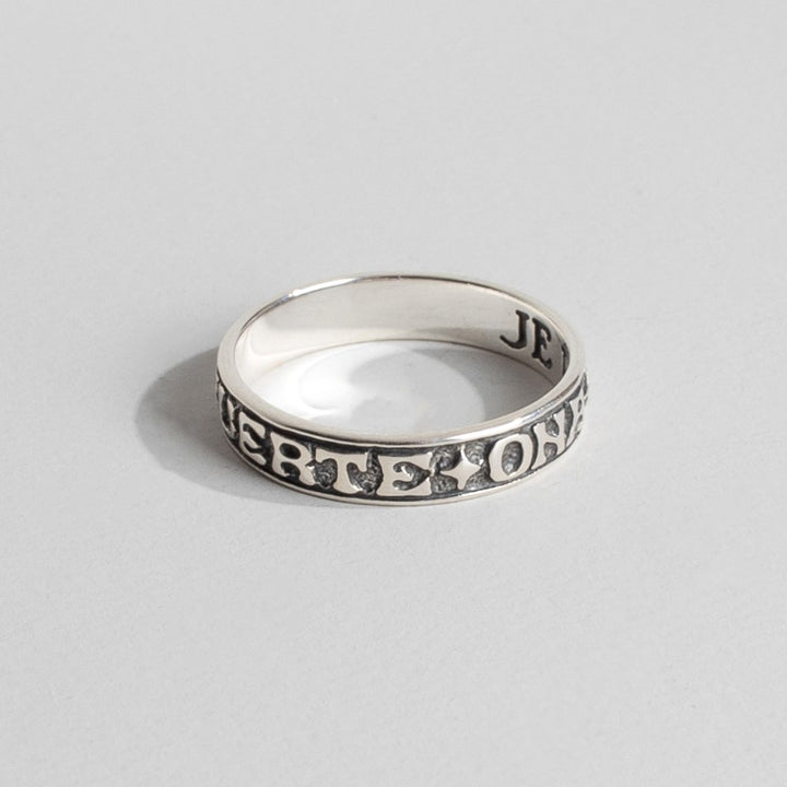 Bague "Suerte Ona Dut" en relief