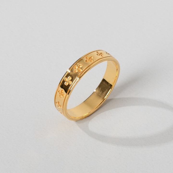 Bague Anneau Croix Basques PM Ahetze
