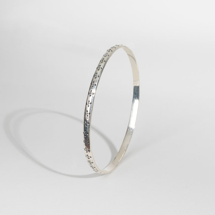 Bracelet jonc Croix Basque bombé