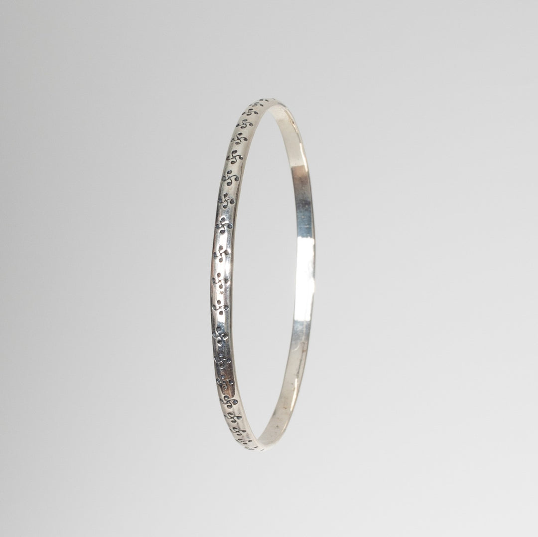 Bracelet jonc Croix Basque bombé
