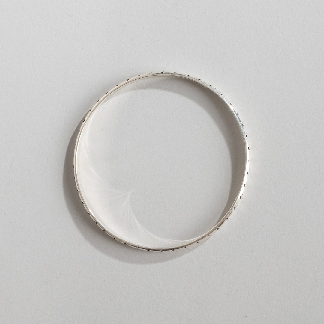 Bracelet jonc Croix Basque bombé
