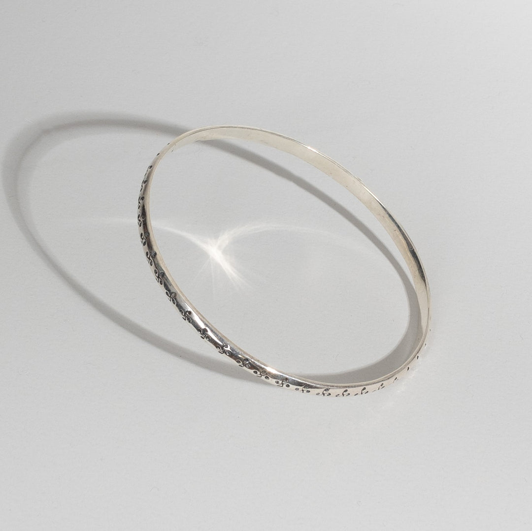 Bracelet jonc Croix Basque bombé