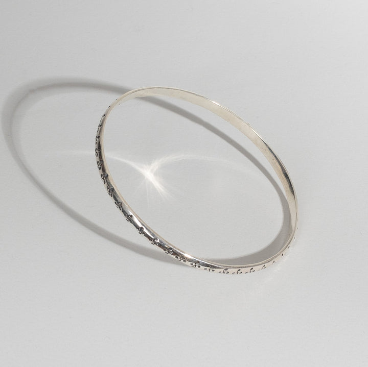 Bracelet jonc Croix Basque bombé