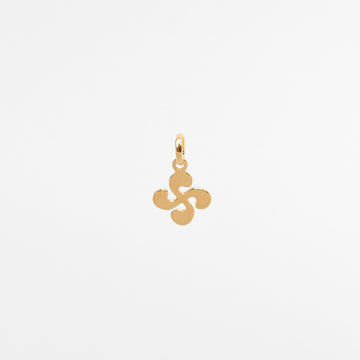 Pendentif Croix Basque (Triskel) En Or Massif 18K - Fili Demi-Bombé, Poids 1.2g, Neuf