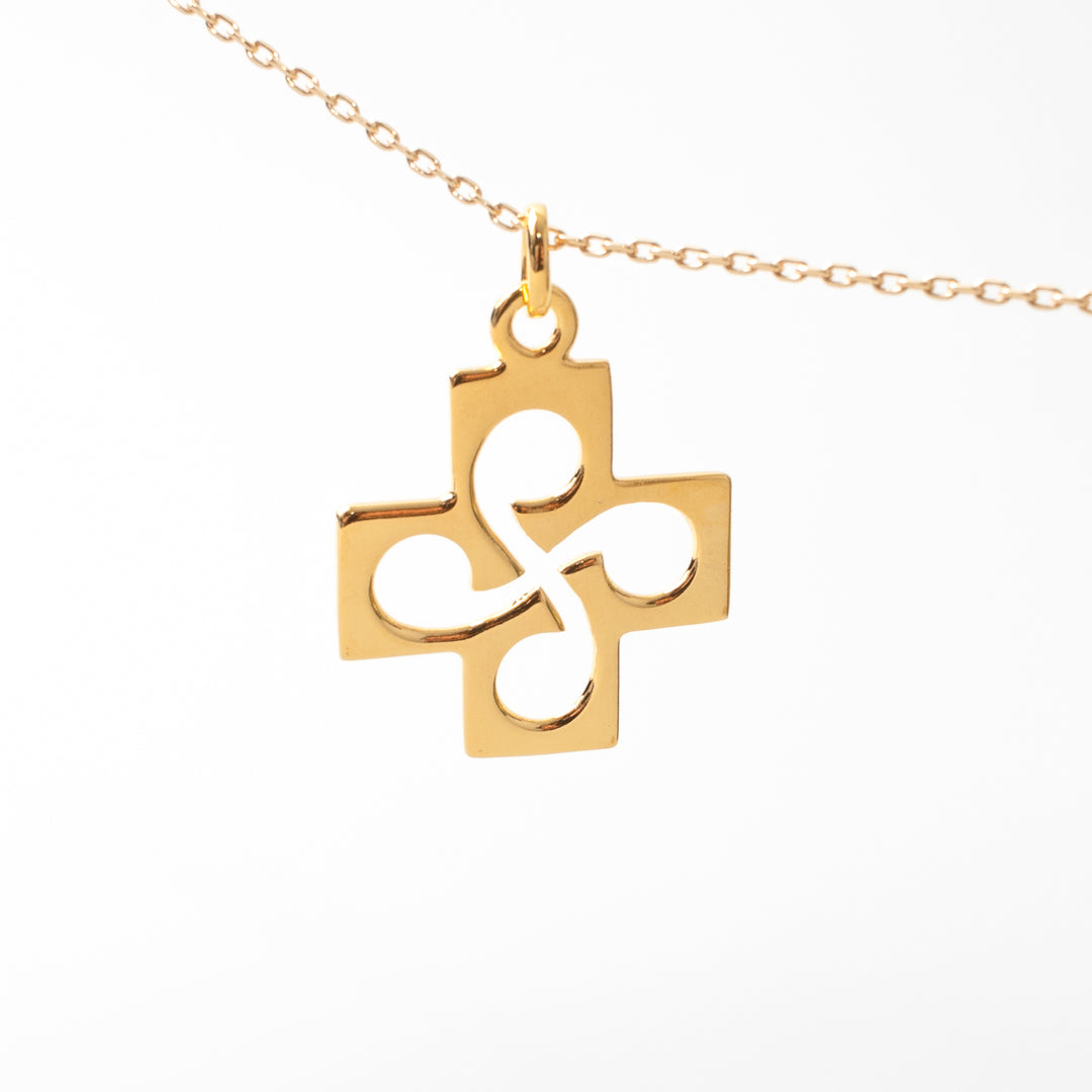 Pendentif Croix Basque Religieuse GM