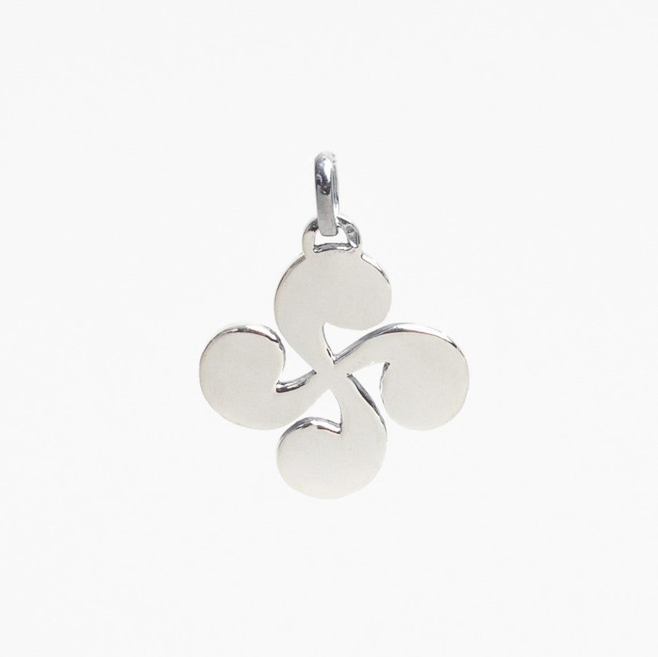 Pendentif Croix Basque Bakea