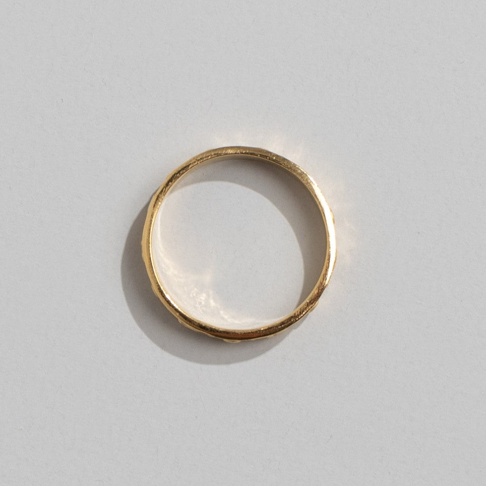 Bague Croix Basque / Clou Or