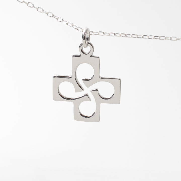 Pendentif Croix Basque Religieuse PM