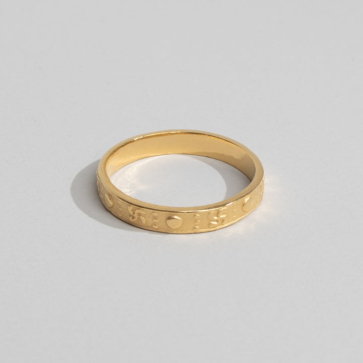 Bague Croix Basque / Clou Or