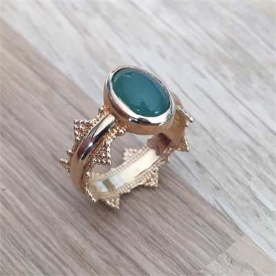 BAGUE PIERRE NATURELLE AVENTURINE